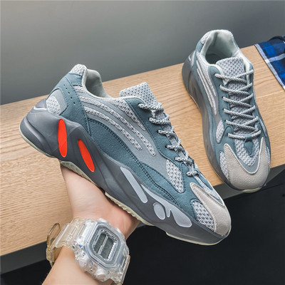 Proljetno-jesenski modni trend Prozračne sportske reflektirajuće muške cipele za trčanje Muške ležerne tenisice Debele tenisice Tenis Masculino