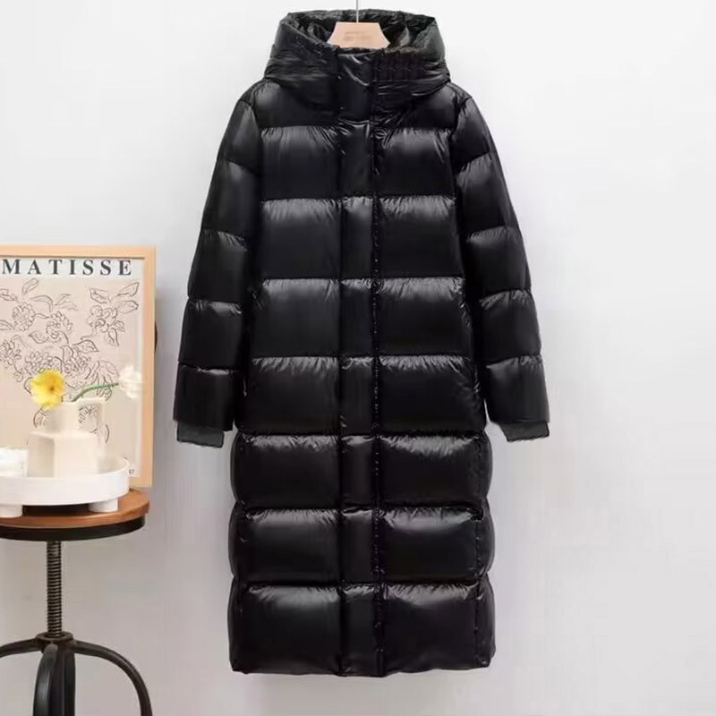 2023 Nová zimná svetlá bavlnená prešívaná bunda pánska dlhá bunda hrubé parky módna čierna zimná bunda pánske teplé vrchné oblečenie 3XL