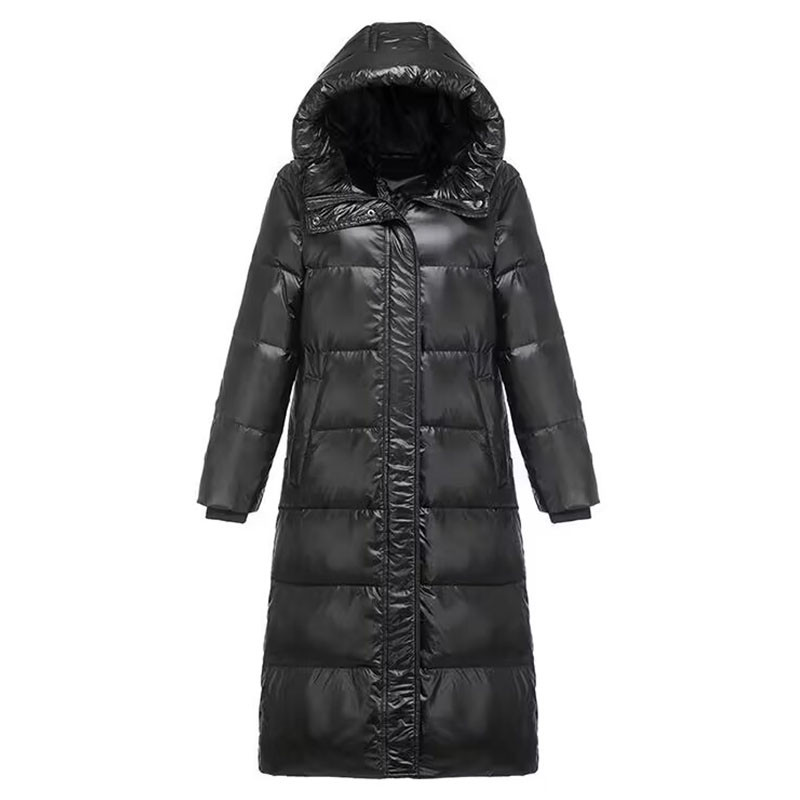 2023 Nová zimná svetlá bavlnená prešívaná bunda pánska dlhá bunda hrubé parky módna čierna zimná bunda pánske teplé vrchné oblečenie 3XL