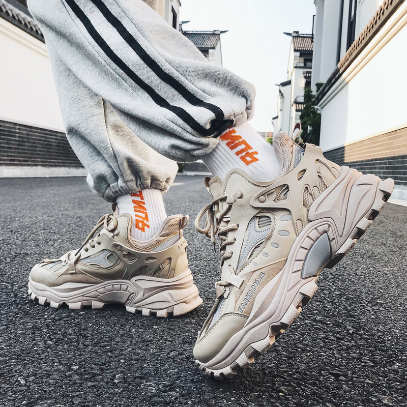 Pantofi vulcanizați pentru bărbați Pantofi pentru bărbați Platformă pentru bărbați Creșteți înălțimea Designer Respirabili în aer liber Pantofi pentru bărbați originali Încălțăminte pentru bărbați