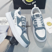 Pantofi casual pentru bărbați, pantofi cu skateboard, pantofi de designer de modă pentru plimbare, pantofi sport respirabili, 2022, pantofi vulcanizați albi pentru bărbați