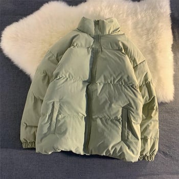 Мъжко зимно яке Harajuku Colourful Bubble Coat 2022 Мъжко улично облекло Hip Hop Parka Корейски черни дрехи Пухове якета