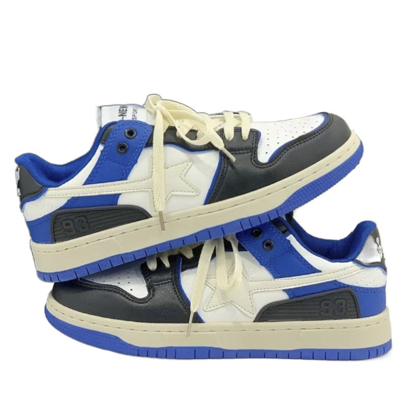 Adidași Air Star cu design de marcă de lux pentru bărbați, imprimare cu litere de modă, pantofi alb, cu talpă groasă, pantofi ușori de mers