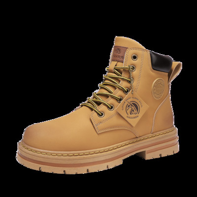 2023 m. žiemos batai Vyriški Martin Boots Outdoor Comfort Geltoni batai, klasikinio dizaino, aukščiausios klasės vyriškų laisvalaikio batų pasirinkimas