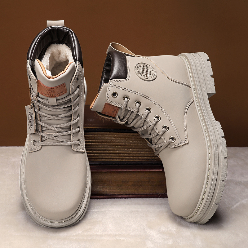 2023 m. žiemos batai Vyriški Martin Boots Outdoor Comfort Geltoni batai, klasikinio dizaino, aukščiausios klasės vyriškų laisvalaikio batų pasirinkimas