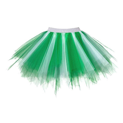 Ženska patchwork suknja od tila, kratka tutu baletna suknja s mjehurićima, plisirana mini suknja, kostim za zabavu, balska haljina, ljetna suknja