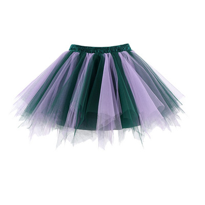 Ženska patchwork suknja od tila, kratka tutu baletna suknja s mjehurićima, plisirana mini suknja, kostim za zabavu, balska haljina, ljetna suknja