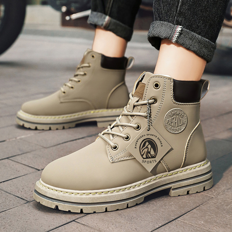 Muške gležnjače 2023 Zimske martinke Čizme za vanjsku upotrebu Luksuzne marke Klasični dizajn Visoke muške cipele za slobodno vrijeme Jesenski izbor