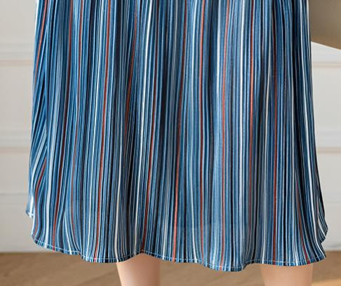 2023. Nova modna ženska midi traper suknja od šifona, patchwork dugmadi, duge plisirane suknje S-5XL velike veličine, jeans suknje, ženske