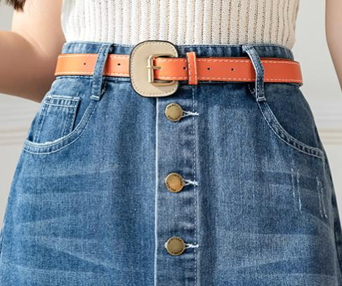 2023. Nova modna ženska midi traper suknja od šifona, patchwork dugmadi, duge plisirane suknje S-5XL velike veličine, jeans suknje, ženske