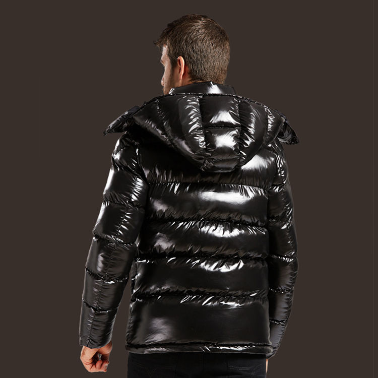 Ανδρικό χοντρό ζεστό πάρκο, κοντό σακάκι μόδας, βαμβακερά παλτό, χειμωνιάτικα ρούχα