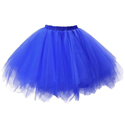 Fuste femei Tutu Princess Fashion Balet Fusta neagra Fusta pufoasa Pentru femei Tulle Jupon Fuste Elastic Adulti Fusta Tutu Roz