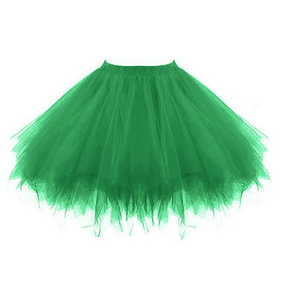 Fuste femei Tutu Princess Fashion Balet Fusta neagra Fusta pufoasa Pentru femei Tulle Jupon Fuste Elastic Adulti Fusta Tutu Roz