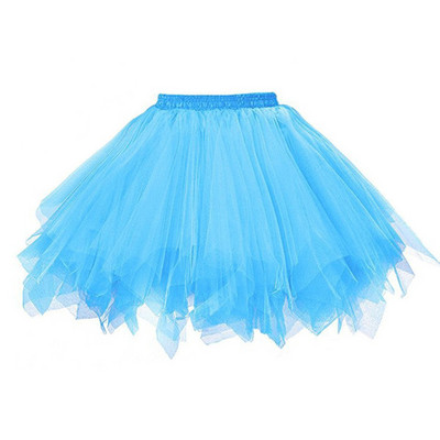 Fuste femei Tutu Princess Fashion Balet Fusta neagra Fusta pufoasa Pentru femei Tulle Jupon Fuste Elastic Adulti Fusta Tutu Roz