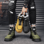 2023 νέα χειμερινά βαμβακερά παπούτσια Martin μπότες ορειβατικά παπούτσια δερμάτινα τοπ casual sneakers