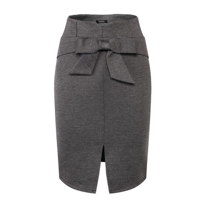 Nova modna ženska pencil suknja do koljena, elegantna leptir suknja s otvorenim prorezom, plus veličina S-5XL