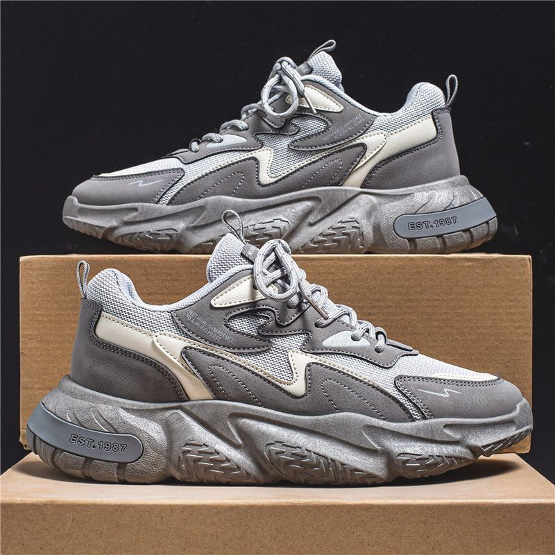 Wnfsy Pantofi pentru bărbați Pantofi vulcanizati cu plasă Pantofi cu platformă respirabil Pantofi ocazionali pentru bărbați Pantofi de lucru cu gură mică Pantofi pentru bărbați