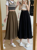 SURMIITRO Plus Veličina 4XL Duga midi plisirana suknja Ženska ljetna korejska moda 2023. Ležerna višeslojna ženska suknja visokog struka