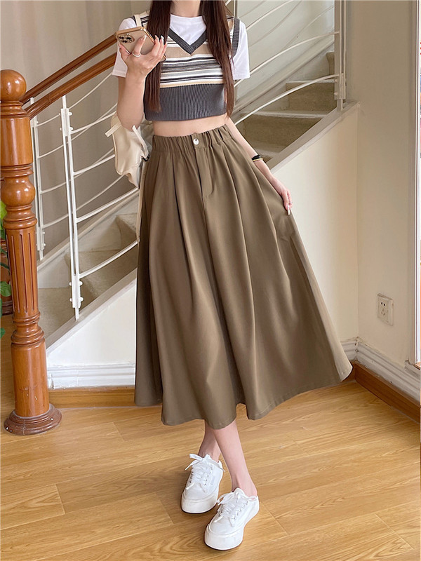 SURMIITRO Plus Veličina 4XL Duga midi plisirana suknja Ženska ljetna korejska moda 2023. Ležerna višeslojna ženska suknja visokog struka