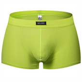 Priedušné pánske spodné prádlo, boxerky z ľadového hodvábu, nízke pásové šortky, nohavičky, elastické pánske kufríky, sexi boxerky