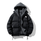 Ανδρικό χειμωνιάτικο casual παλτό με επένδυση από μαλλί φλις