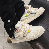 Παπούτσια αθλητικά παπούτσια Ανδρικά παπούτσια με χοντρό πλέγμα που αναπνέουν για άνδρες Αθλητικό τρέξιμο Casual γυναικεία γυμναστική Vulcanize παπούτσια