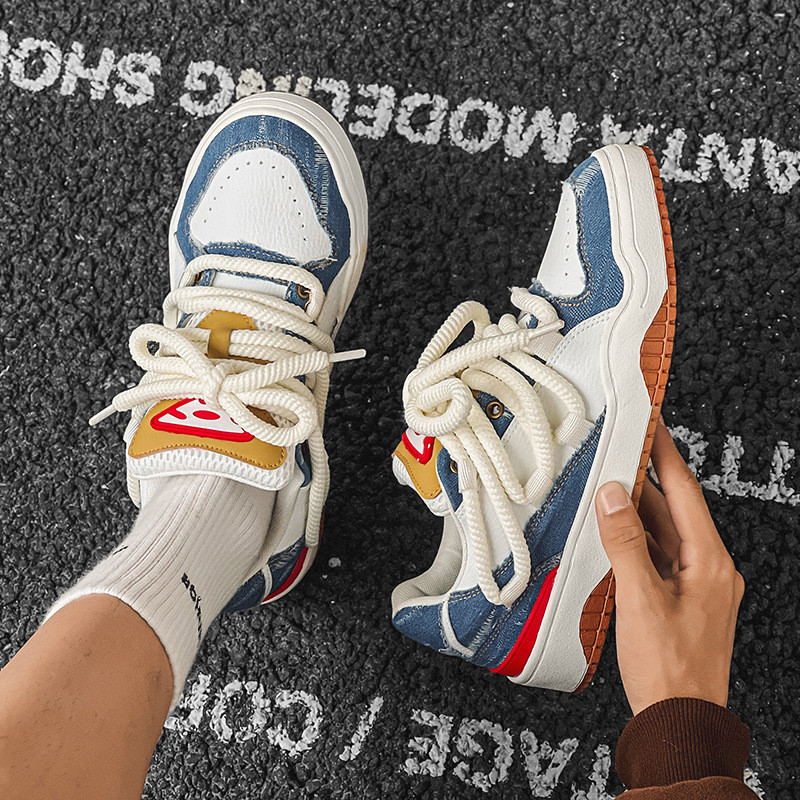 Παπούτσια αθλητικά παπούτσια Ανδρικά παπούτσια με χοντρό πλέγμα που αναπνέουν για άνδρες Αθλητικό τρέξιμο Casual γυναικεία γυμναστική Vulcanize παπούτσια