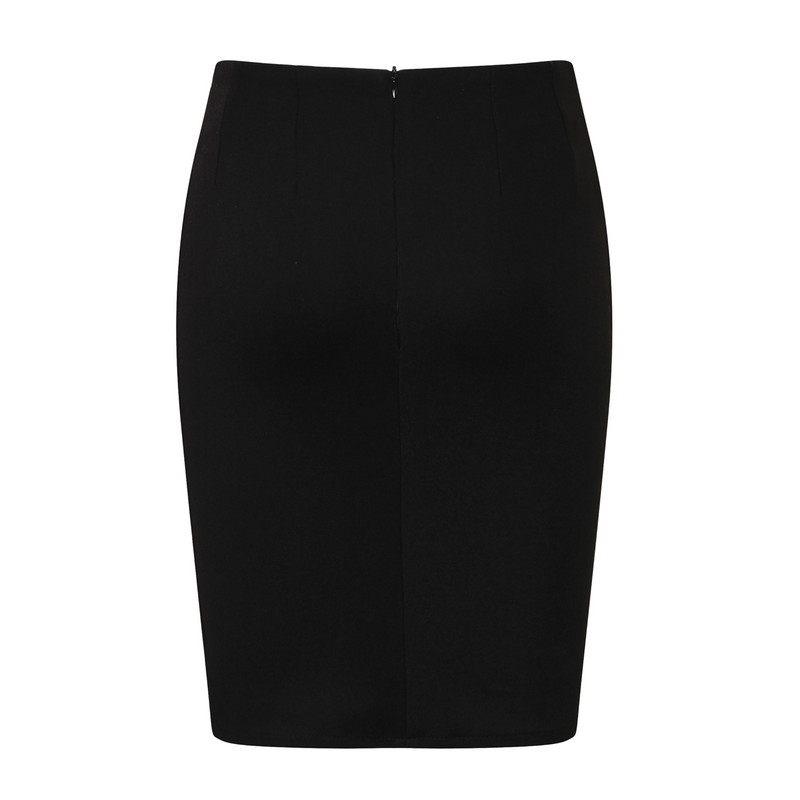 Νέα μόδα 2019 Καλοκαιρινή γυναικεία φούστα Ψηλόμεση Candy Color Plus Size Ελαστική πλισέ σέξι pencil φούστα S-5XL