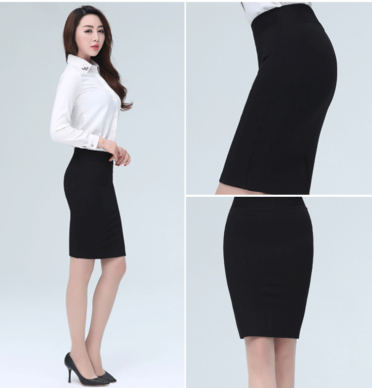 TUHAO 5XL 4XL 3XL Fusta Dimensiuni Plus Formal Fusta NEGRA Fuste Femei de vara Fusta creion eleganta Imbracaminte pentru dama YN02