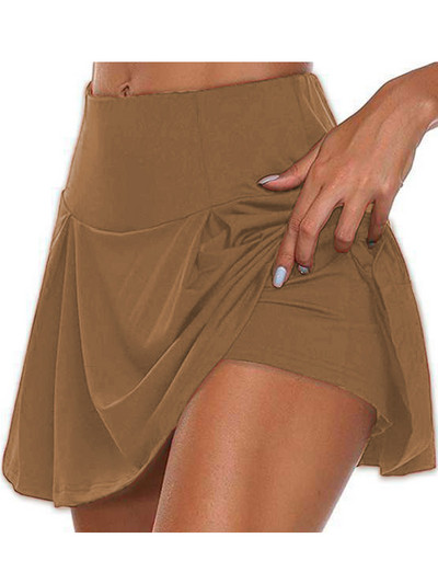 2022 Γυναικείες αθλητικές κοντές φούστες γυμναστικής χορού τένις Γρήγορο στέγνωμα Μασίφ γυναικεία φόδρα Μίνι γκολφ αθλητικές φούστες ψηλής μέσης