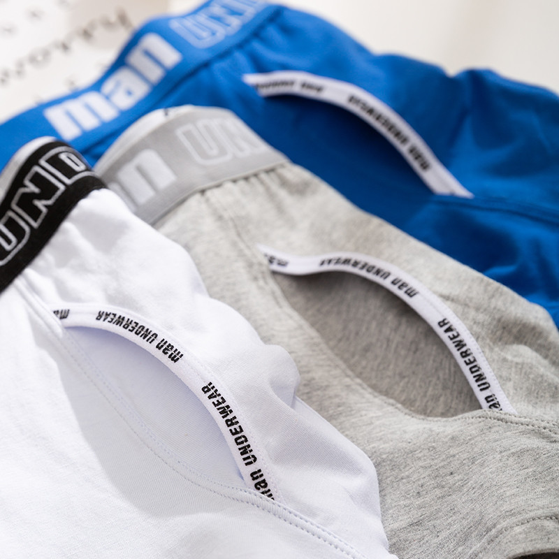 Muško pamučno donje rublje Udobne bokserice Prozračne gaćice Bešavne kratke hlače S-XL Veličina Jednobojne gaće Muške bokserice