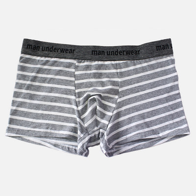 Muške prugaste bokserice Pamučno donje rublje Gaćice s printom Meko i glatko donje rublje Spavaće gaće Prozračne kratke hlače