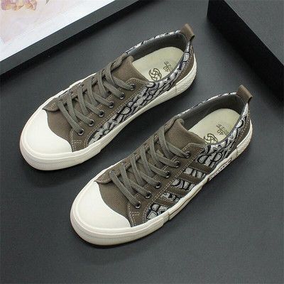 Nove muške cipele, jesenske prozračne platnene cipele, cipele za slobodno vrijeme s mekim potplatom, niske tenisice s ravnim potplatom, vulkanizirane cipele s ravnim potplatom