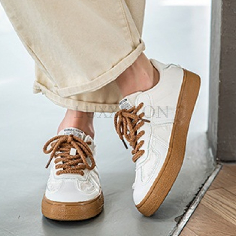 Vyriški sportiniai bateliai, pralaidūs kvėpuojantys plokščiapadžiai Batai Drobiniai vulkanizuoti batai Klasikiniai vaikščiojimo neslystantys balti sportbačiai Tenis Feminino