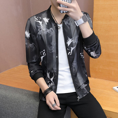 Hipster Winter Down Ανδρικό τζάκετ Cartoon Little Devil Print με κουκούλα χοντρό αντιανεμικό υπερμεγέθη Harajuku παλτό με επένδυση