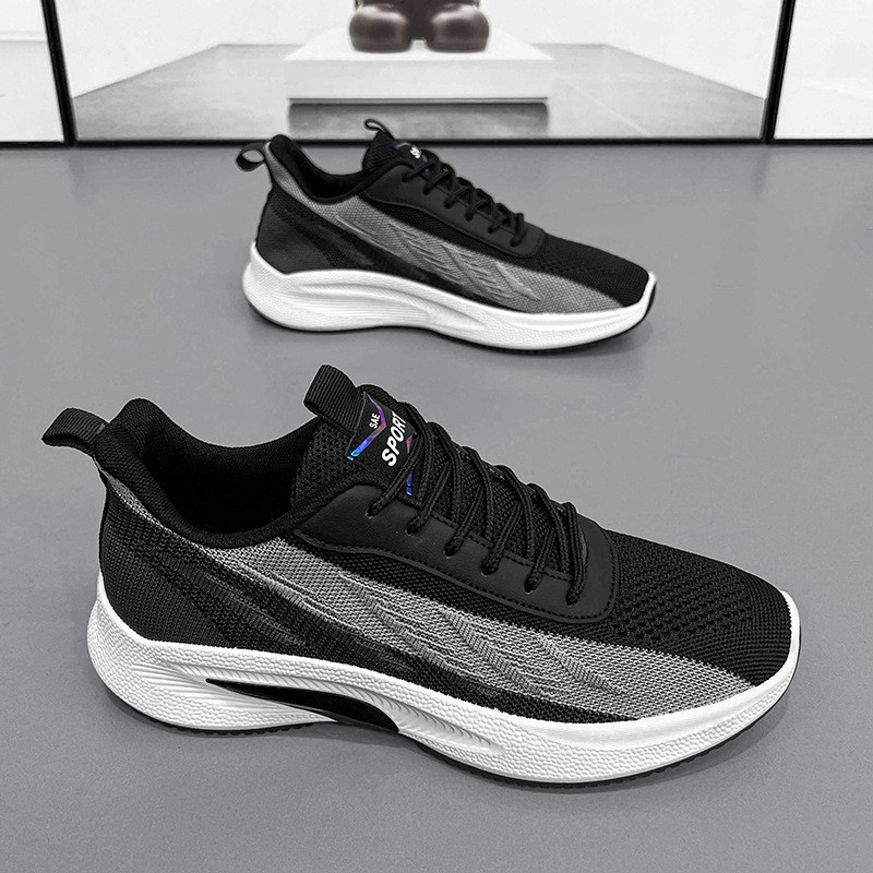 Pantofi de vară cu plasă țesătă cu mușcă, respirabil și inodor, pantofi de sport și ocazional Little White Dad