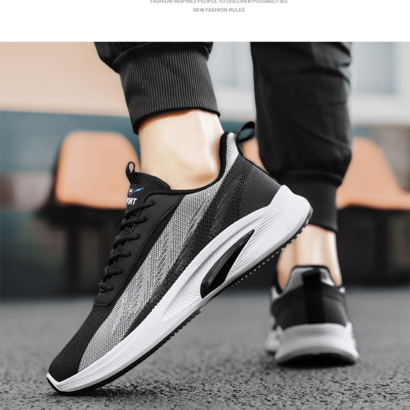 Pantofi de vară cu plasă țesătă cu mușcă, respirabil și inodor, pantofi de sport și ocazional Little White Dad