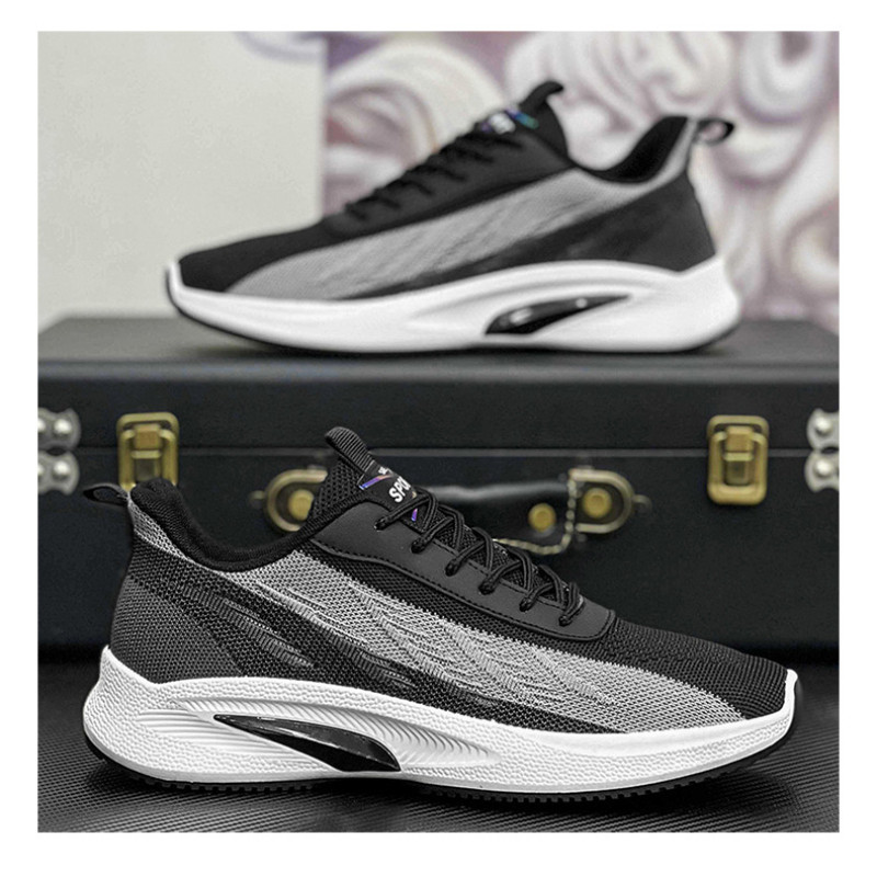 Pantofi de vară cu plasă țesătă cu mușcă, respirabil și inodor, pantofi de sport și ocazional Little White Dad