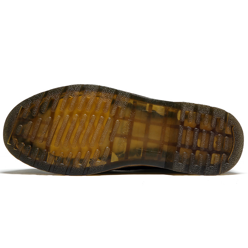 Ботуши от кожа за мъже Martens Дамски ботуши Модерни качествени мъжки кожени ботуши Мотоциклетни обувки с дебела подметка