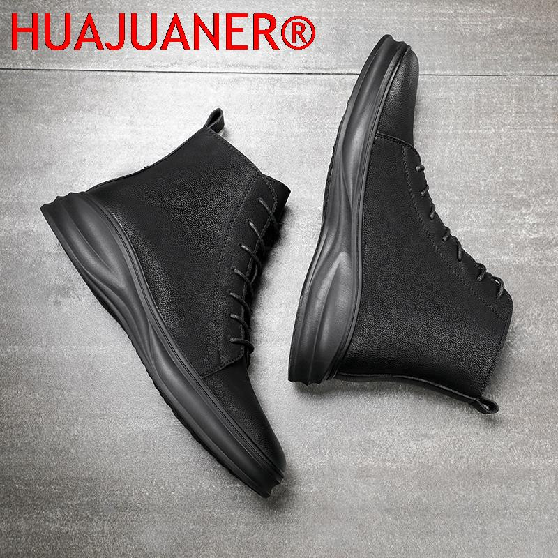 Zimske muške pamučne čizme otporne na hladnoću plišane muške čizme od kože Poslovne čizme Svestrane visoke cipele za van