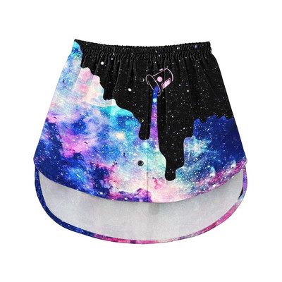 Extensii pentru cămașă pentru femei, imprimeu cu dungi Stratificare reglabilă, top fals, tiv, cămașă, extensie inferioară, cu bandă elastică în talie, mini-fustă