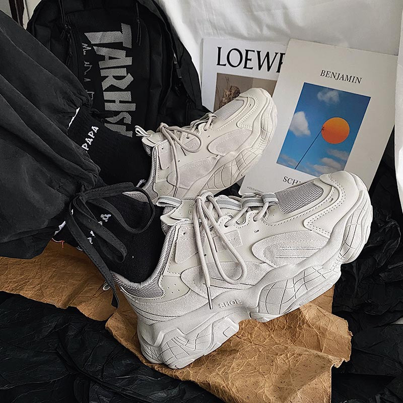 2023 Χοντροκομμένα Αθλητικά Αθλητικά Ανδρικά Μόδα Πλατφόρμα με κορδόνια Dad Shoes Λευκά Αναπνεύσιμα άνετα Αντρικά αθλητικά παπούτσια για τρέξιμο zapatillas