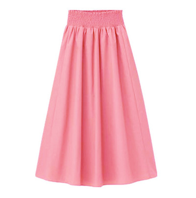 Jesenska duga uredska suknja A-kroja s visokim strukom, vintage duge maxi suknje od pamučnog lana marke, vestidos Proljetne suknje veće veličine