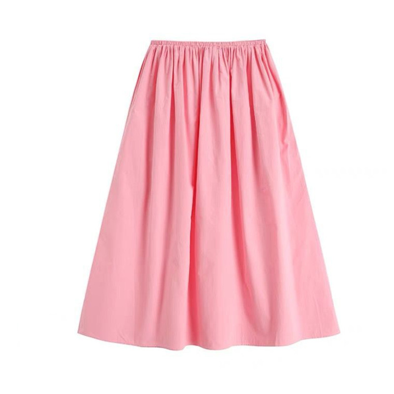 Madingi moteriški ilgi maxi sijonai,Nauji 2023 metų rudens medvilniniai lininiai vakarėlių sijonai,saldainių spalvos Vasariniai vintažiniai sijonai Didelis dydis 6XL 7XL