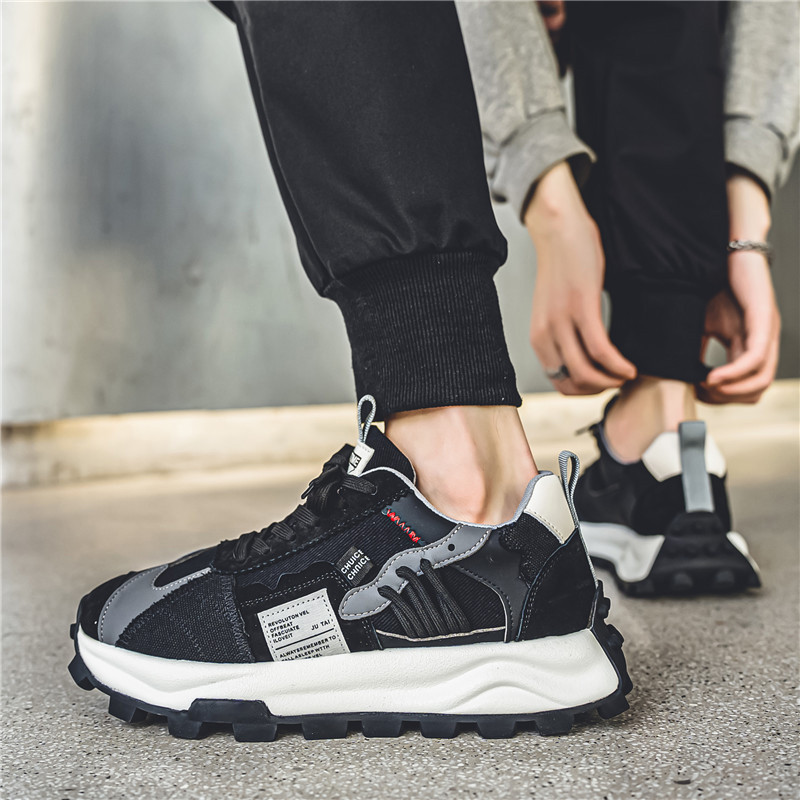 Pantofi casual pentru bărbați, talpă durabilă, pantofi pentru bărbați, la modă nouă, cu șireturi, cu plasă, respirabil, rezistenți, pantofi sport Zapatillas Hombre