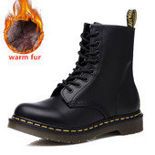 Nove Coturno muške kožne cipele Visoke modne zimske tople cipele za snijeg Gležnjače Čizme za par Unisex