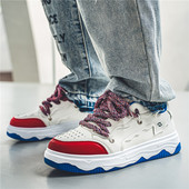 Mados Studentų sportbačiai Vyriški laisvalaikio batai Lauko Platforminiai Sportiniai Batai Suvarstomi Sportiniai Batai Vyriški Zapatillas Hombre