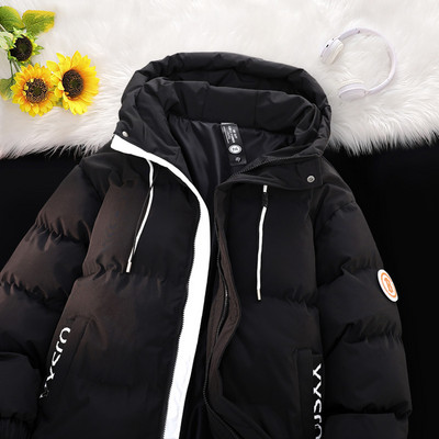 Parka jakne Muškarci s kapuljačom Muška odjeća 2023. Ulična pufer jakna Jednobojna Muškarci Kaputi s kapuljačom Zimska odjeća