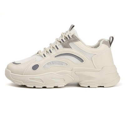 Nove muške cipele Daddy Sportske studentske cipele Debeli donji dio Trendy casual cipele Prozračne muške cipele na vezanje Zapatillas De Hombre