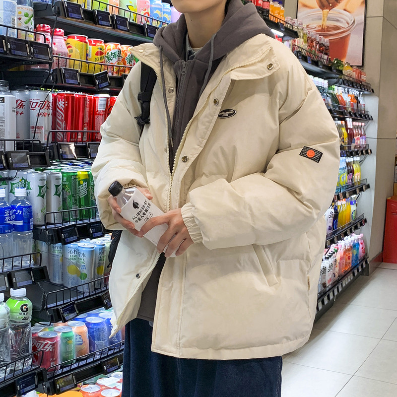 Ψεύτικα ανδρικά πάρκα δύο τεμαχίων με κουκούλα, Unisex, βαμβακερή επένδυση, χειμερινό μπουφάν, ζεστά παχιά παλτό